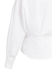 YAYA Blouse met tailleaccent en plooien