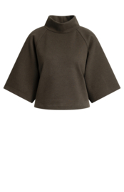 YAYA Sweatshirt van geborsteld jersey met wijde mouwen