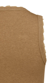 YAYA Singlet met fijne kanten afwerking