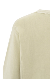 YAYA Sweater met gemixte textures