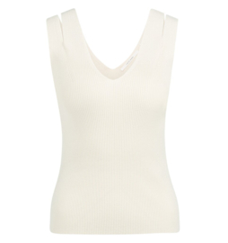 YAYA Geribd tanktop met schouderslit