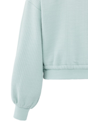 YAYA Rib vest met koord