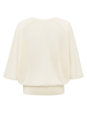 YAYA Transparante sweater met vleermuismouw