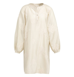 YAYA Geboorduurde jurk met lange mouwen