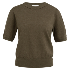 YAYA  Sweater met korte mouwen en details