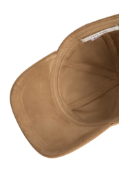 YAYA Suede pet met grove stiksels