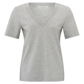 YAYA V-Hals T-Shirt met korte mouwen