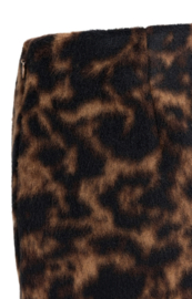 YAYA Zacht geweven minirok met luipaardprint