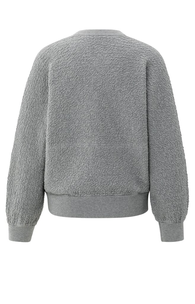 YAYA Textured bomber jas