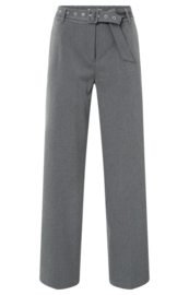 YAYA Wide leg broek met riem