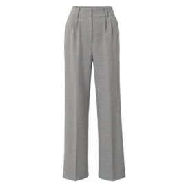 YAYA Geweven broek met hoge taille en rechte pijpen