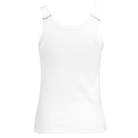 YAYA Geribd singlet met ringdetails op de schouderbanden