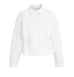 YAYA Poplin blouse met knoopdetails