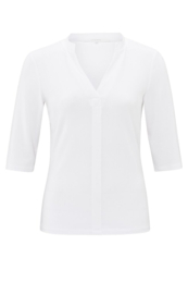 YAYA Jersey top met V-hals