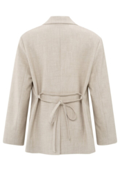 YAYA Oversized blazer met riem
