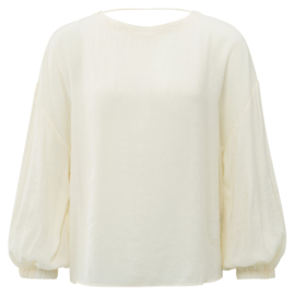 YAYA Krinkel top met lage rug