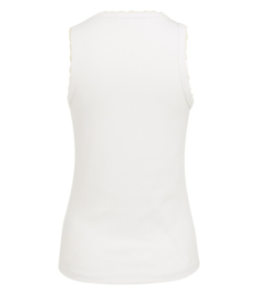 YAYA Singlet met fijne kanten afwerking