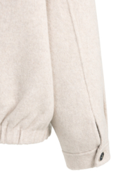 YAYA Oversized jas van wolmix met capuchon
