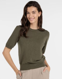 YAYA  Sweater met korte mouwen en details