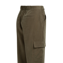 YAYA Cargo broek met rechte pijpen en opgestikte zakken