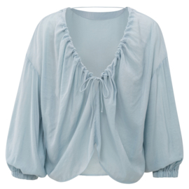 YAYA Krinkel top met lage rug