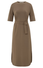 YAYA Jersey jurk met riem