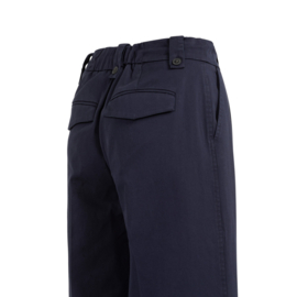 YAYA Broek met plooien, wijde pijpen en strikkoord in de taille