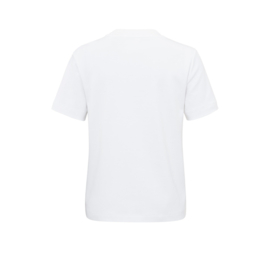 YAYA T-shirt met korte mouwen, ronde hals en een relaxte pasvorm