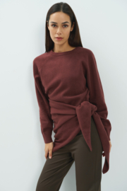 YAYA Trui met lange mouwen en open rug