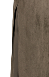 YAYA Suedine rok met gelaagd detail