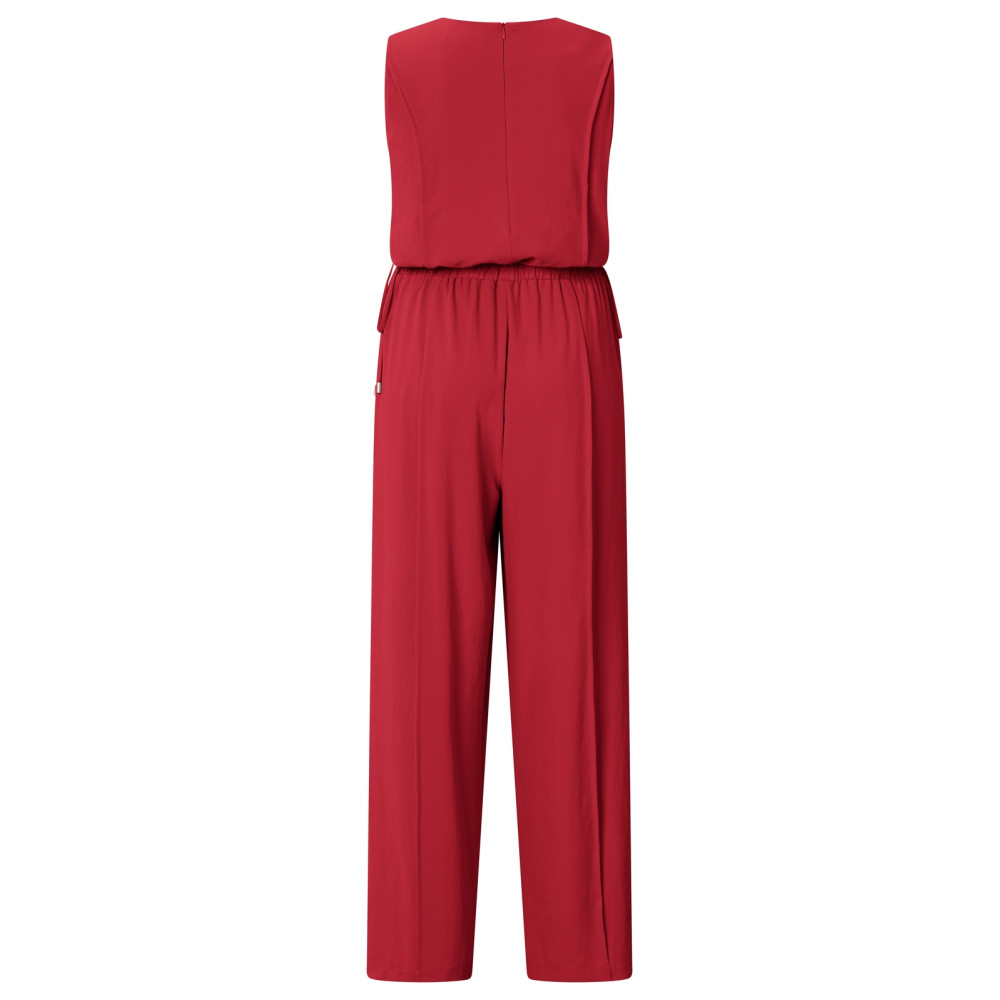 YAYA Mouwloze jumpsuit met cord detail