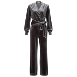 YAYA Jersey velours jumpsuit