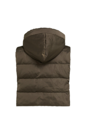 YAYA Nylon gevoerde binnen bodywarmer om als extra laag te dragen