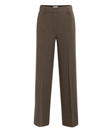 YAYA Geweven gestructureerde rechte broek