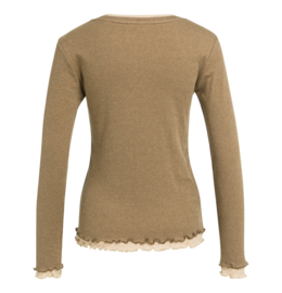 YAYA Top met lange mouwen en dubbellaags effect