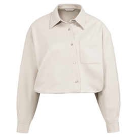 YAYA Blouse met A symetrische sluiting en rekbare zoom