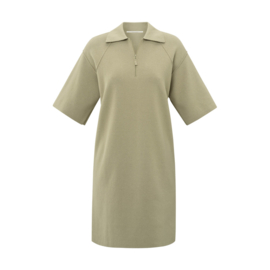 YAYA Polo dress met rits