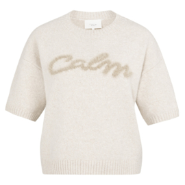 YAYA Trui met fluffy text