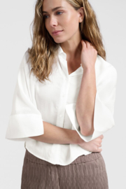 YAYA Korte wijde blouse