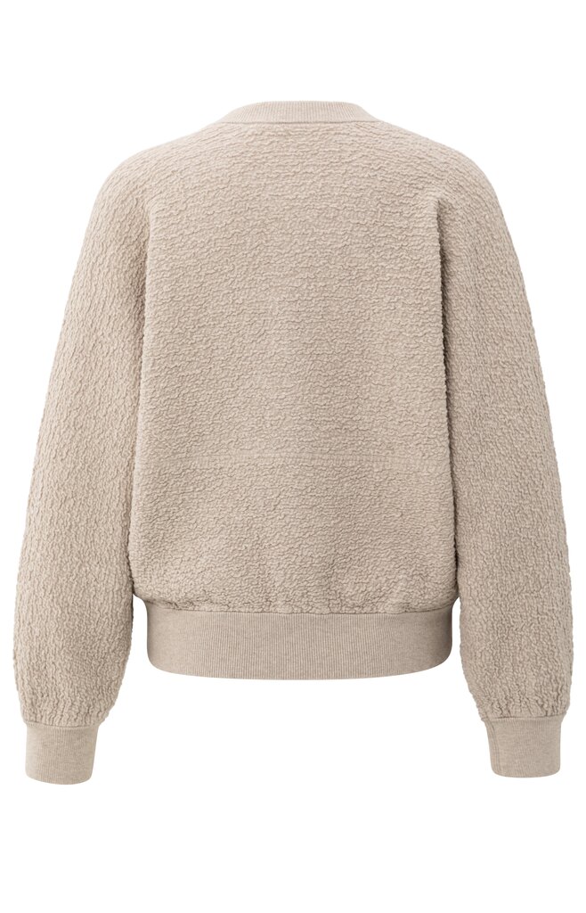 YAYA Textured bomber jas
