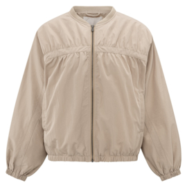 YAYA Korte nylon oversized bomber jack