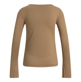 YAYA Jersey top met uitlopende mouwen
