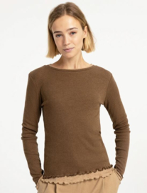 YAYA Top met lange mouwen en dubbellaags effect