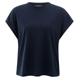 YAYA Mouwloze T-shirt met hoge hals
