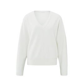 YAYA V-Hals trui van sweat stof met lange mouw
