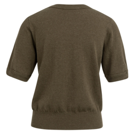 YAYA  Sweater met korte mouwen en details