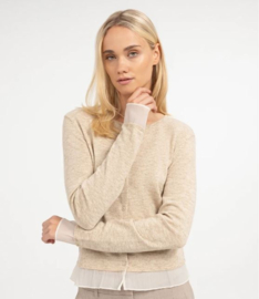 YAYA Vest met geweven details