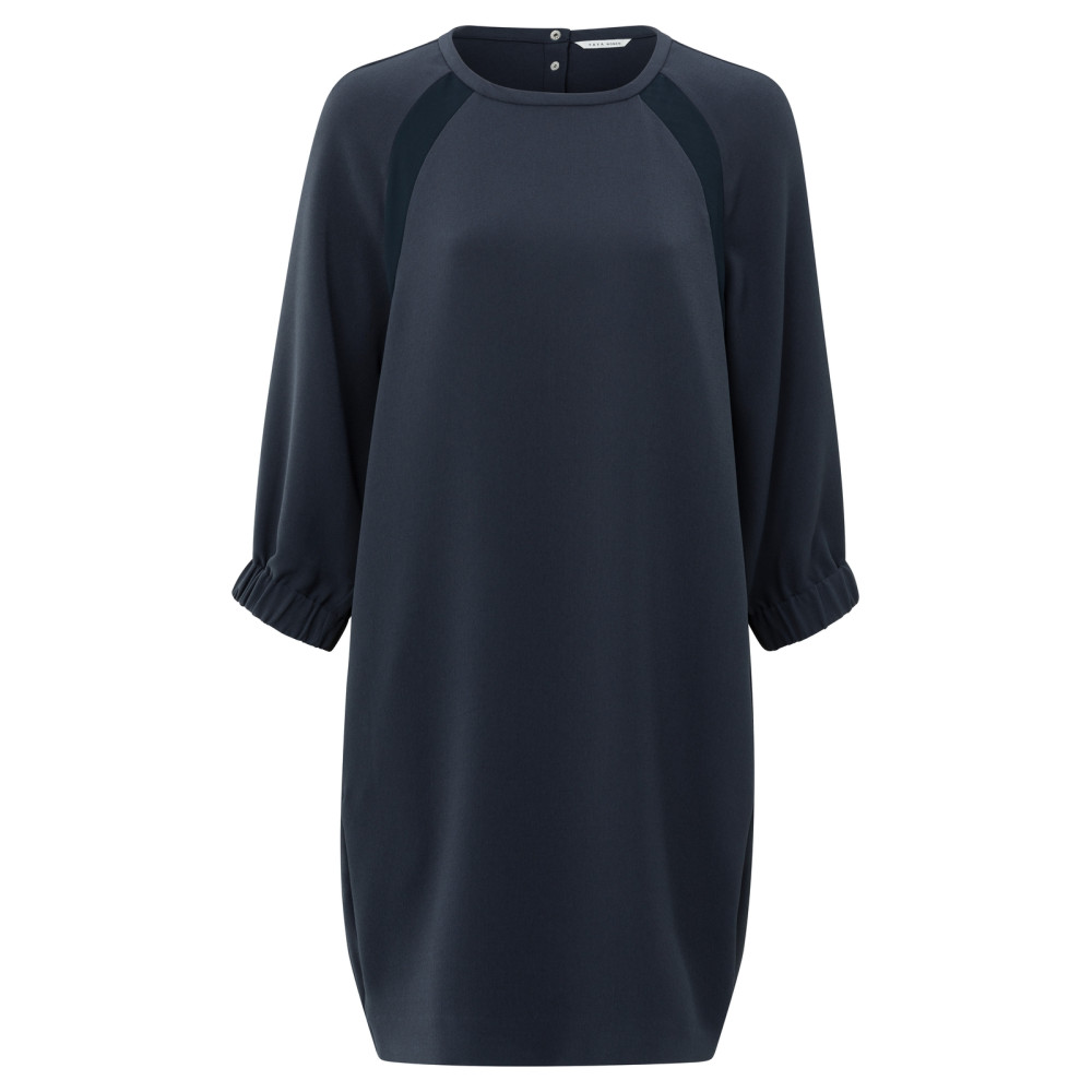 YAYA Jurk met raglan mouw en details met elastiek