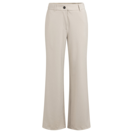 YAYA Jersey broek met elastische tailleband en wijde pijpen