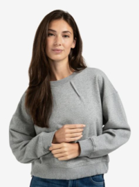 YAYA Sweatshirt met plooidetail en koord